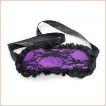 Sub-Mission Scandalous Eye Mask - Violet with Black Straps