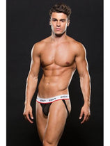 Envy Logo Elastic LowRise Mesh Jock E047 S/M Black