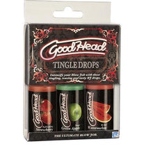 GoodHead Tingle Drops Apple, Strawberry, Watermelon 3 x 28gm