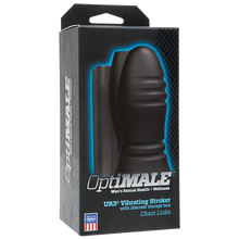 Load image into Gallery viewer, OptiMALE Vibrating Stroker - Chain Links Black