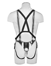 Load image into Gallery viewer, Shoulder Strap-On Harness with a 9inch Uncut Hollow Dong